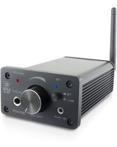 Pyle PDA35BT 100 Watt Mini Bluetooth Power Digital Class D Amplifier & Headphone Amplifier with Two Aux Inputs - 2 Channel Stereo Output - Portable Compact