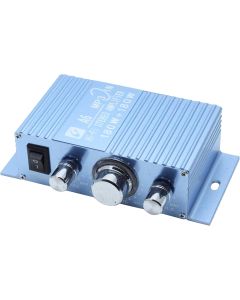 AUTUT Dual Channel Mini Amplifier, Hi-Fi Stereo Reciever for Cars Motorcycles Computer Speakers, DC 12V-15V 40W